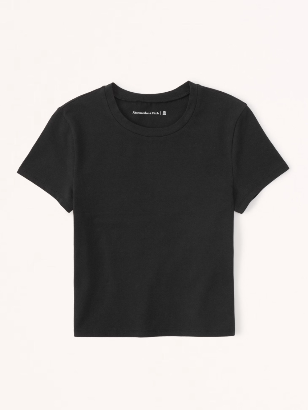Abercrombie & Fitch Black Short Sleeve Crew Tee